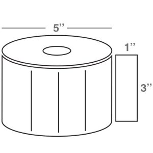 Wasp 3.0" x 1.0" TT labels, 4 rolls