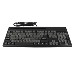 WKB1155 POS Keyboard with Magstripe Reader