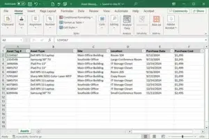 Free Asset Tracking Template Excel Download