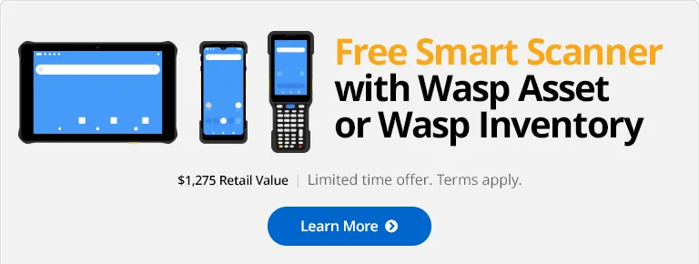 Promotion - Buy Wasp Tracking Software and Get a Free Barcode Scanner