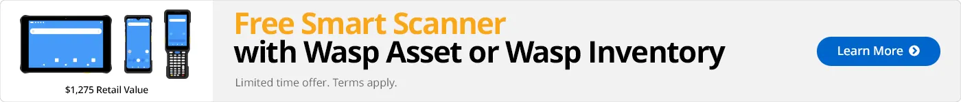 Promotion - Buy Wasp Tracking Software and Get a Free Barcode Scanner