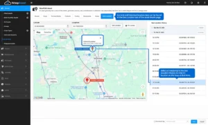 Wasp GPS Asset Tracking - Map View - Asset Movement History