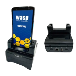 Wasp 530 Single Slot Ethernet Cradle Ports, USB-C Client/Charging, USB-A Host